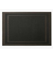 Amerikan Servis PVC 30x45 cm - Koyu Antrasit İnce Çerçeveli