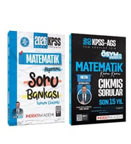 İndeks Akademi 2026 KPSS Matematik Soru Bankası ve Çıkmış Sorular Seti 2 Kitap
