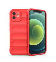 Newface Apple iPhone 12 Kılıf Optimum Silikon - Kırmızı