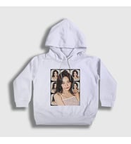 Presmono Unisex Çocuk Beyaz Poster V2 Kim Sejeong Kapüşonlu Sweatshirt 524328tt (Beyaz)