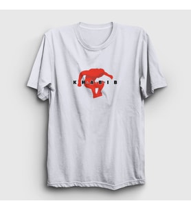Presmono Unisex Beyaz Jump Ufc Khabib Nurmagomedov T-Shirt 311570tt (Beyaz)