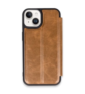 iPhone 14 Kılıf Flip Cover - Taba