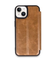 iPhone 14 Kılıf Flip Cover - Taba