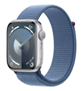 Apple Watch Seri 9 Gps 45MM Gümüş Rengi Alüminyum Kasa Spor Loop MR9F3TU/A