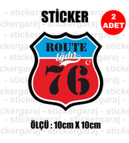 76 ığdır memleket rota gidiş etiket sticker çıkartma - 2 adet - motosiklet araba otomobil kamyon kamyonet cam uyumlu