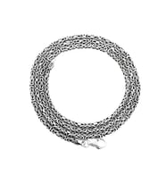 925 Ayar Gümüş 55 cm 30 gr 3 mm Kral Zinciri Kolye