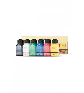 Artdeco Akrilik Boya Set Canlı Renkler 6 x 75 ml (Karışık)