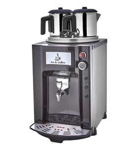 Remta Premium Jumbo 15 Litre İki Demlikli Çay Makinesi - Siyah