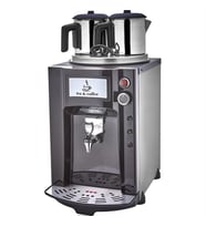 Remta Premium Jumbo 15 Litre İki Demlikli Çay Makinesi - Siyah