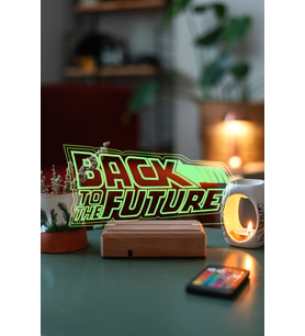 Back To The Future 16 Renk Kumandalı 3D Gece Lambası