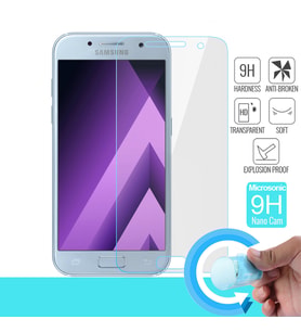 Samsung A7 2017 Uyumlu Ekran Koruyucu Nano Esnek Flexible Micro Temperli Kırılmaz Cam Ekran Koruyucu Nano