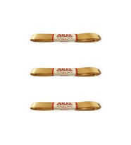 Dar Dokuma Altın Gold Saten Kurdele - 1 Cm. x 10 Metre - 3 Adet