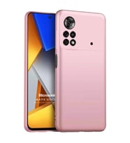 Microsonic Matte Silicone Xiaomi Poco M4 Pro 4G Kılıf Rose Gold