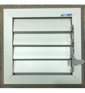 ecovent 23X23 ALÜMİNYUM MENFEZ MAT ELOKSAL GRİ