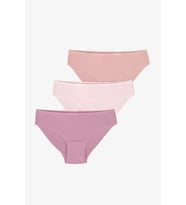 Pembe Kadın  Slip Külot  3'lü