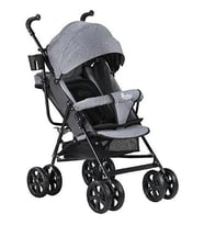Babyhope Sa-7 Tam Yatar Baston Bebek Arabası Gri 04SA790 (Standart)