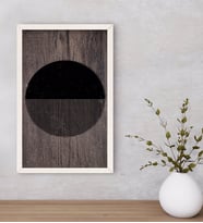 BK Home Modern Art Dekoratif Ahşap Beyaz Çerçeveli Tablo-5