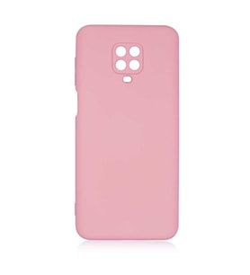 Xiaomi Redmi Note 9S Kılıf Orj Lansman Serisi Pürüzsüz Esnek Kadife İç Kısım (Açık Pembe)