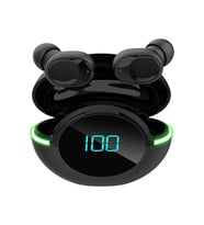 Y80 Yeni Bluetooth Kulaklık Tws Kablosuz Spor Koşu Su Geçirmez Gürültü Azaltma Siyah