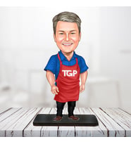 kişiye özel karikatür biblo kasap