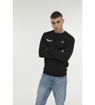 Lumberjack M-SD1161 RENATO SWEATSHIR Lacivert Erkek Sweatshirt (Siyah)