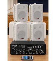 Lastvoice Ekonomi Wall Paket-4W Anfi ve Duvar Hoparlörü Seti (1 ANFİ + 4 HOPARLÖR)