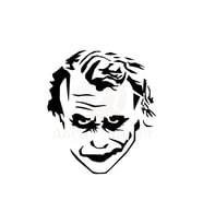 Joker Oto Sticker Siyah 30*33 Cm