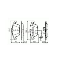 Bosch 0986495129 Ön Balata Audı A4 - A5 09 Gdb1814 0986tb3164 Volkswagen-audı-seat-skoda A4