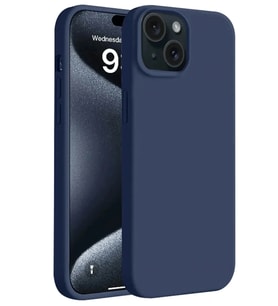 Durukar® iPhone 15 Kılıf First Silikon - Lacivert