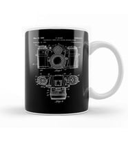 E Sauer Camera Patent Blueprints Contarex I Kupa Bardak Porselen