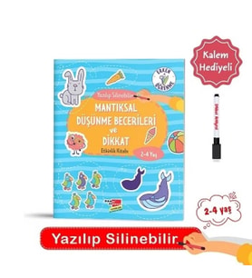 2-4 Yaş Mantıksal Düşünme Becerileri ve Dikkat (Yaz-Sil)