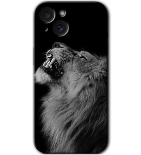 İphone 15 Kılıf HD Desen Baskılı Kılıf - Lion