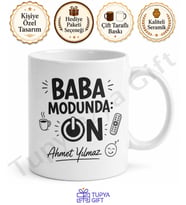 Baba Modunda Yazılı Komik Kupa Bardak Babalar Günü Özel Hediye
