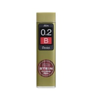 Pentel Ain Stein Min (Mekanik Kurşun Kalem Ucu) 0.2 mm B 20'li Tüp C272W-B