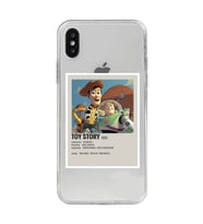 Iphone X / Xs Uyumlu Toy Story Minimalist Poster Desenli Şeffaf Telefon Kılıfı