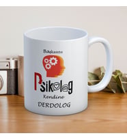 10 Mayıs Başkasına Psikolog Kendine Derdolog Baskılı Kupa Bardak
