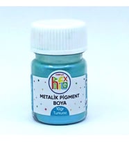 EPOKSİ REÇİNE METALİK SEDEFLİ PİGMENT TOZ BOYA TURKUAZ 10 GR