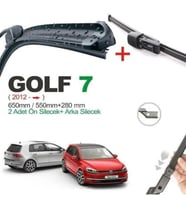 Volkswagen Golf 7 Ön ve Arka Silecek Takımı Araca Özel Set