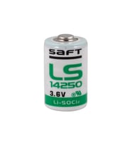 Saft LS 14250 3.6V 1/2 AA Size Lithium Pil (Li-SOCI2)