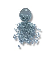 Epoksi Çalışmalarınız İçin Parlak Cam Kırıkları 4-8 mm GÜMÜŞ SİLVER 100 gr