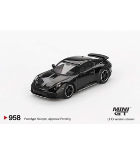 Mini GT 958 Porsche 911 Dakar Black 1/64 Model Araba (Siyah)