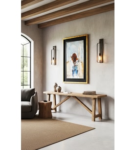 %100 Orijinal Suluboya Özgür Kadınlar Resim Tablosu 70x50cm