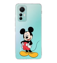 Xiaomi Mi 12 Lite Uyumlu Kapak Mickey Mouse Tasarımlı Şeffaf  Silikon Kılıf