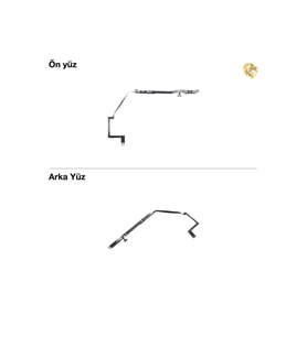iPhone 16 Pro Max On Off Filmi Flexi Açma Kapama Tuş Filmi Power On Off Flex Cable