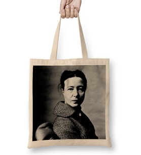 Simone de Beauvoir Time To Smash The Patriarchy Bez Çanta Uzun Saplı