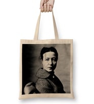 Simone de Beauvoir Time To Smash The Patriarchy Bez Çanta Uzun Saplı