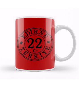 22 Edirne Kupa  Bardak Porselen