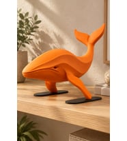 Balina Dekoratif Biblo - 22cm Büyük Boy