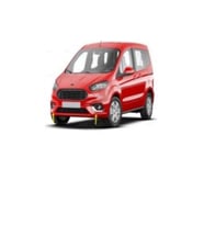Ford Tourneo Courier Krom Sis Farı Çerçevesi 2 prç  2018 ve Üzeri P.Çelik