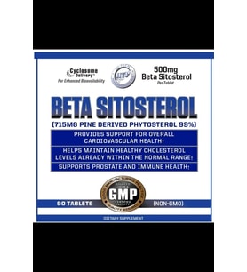 Hi-Tech Pharmaceuticals Beta Sitosterol 500mg 90 Tablets. USA.3940 (Renksiz)